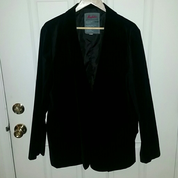 Men's Machine Velvet Blazer - Picture 1 of 2